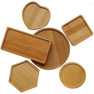 Placemats Home Massief Houten Onderzetters Vierkant Drinkmat Rond Hittebestendig Koffiekopje Antislip