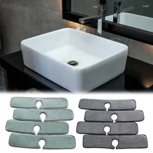 Tapis de Table absorbant pour robinet de cuisine, 4 pièces, tampon éponge de nettoyage et de séchage pour salle de bain RV, tissu en Fiber anti-déversement rapide