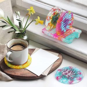 Table Mats Ly Wave Diamant Motif Résine Pochoirs Kit Ensemble Fournitures D'artisanat Pour Le BRICOLAGE Époxy Moulage