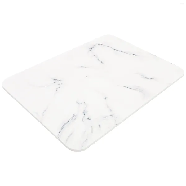 Esteras de mesa Estera Cocina Absorción de agua Decorar Plato Secado Drenaje para platos Contador