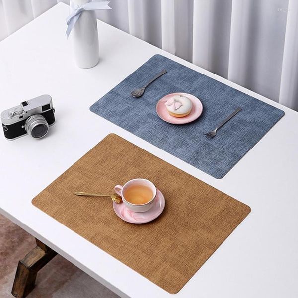 Tapis de table tapis bol rectangulaire antiadhésif cuisine salle à manger isolation anti-dérapant décor à la maison anti-brûlure