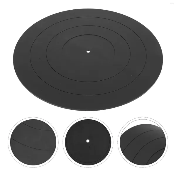 Alfombrillas para mesa, alfombrilla para tocadiscos, plato de grabación, Audio, goma, Dj, tocadiscos, corcho de silicona, disco Lp estático, almohadilla antideslizante acrílica