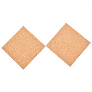 Tafelmatten Materiaal Inhoud verpakking Warmte-isolatie Zelfklevende vierkante kurkmat 20 stuks Onderzetters Antislipoppervlak.