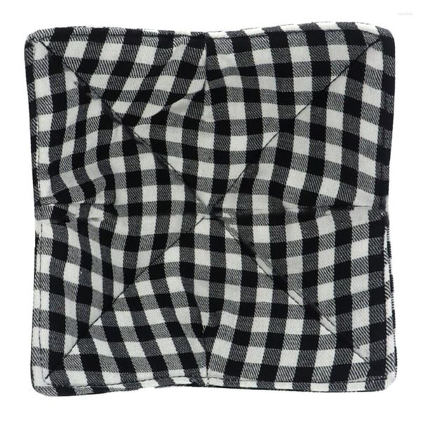 Tapis de table Porte-bol pour micro-ondes Coussin de sécurité Supports de cuisine Égouttoir à vaisselle Isolation Bols Couvre Polyester