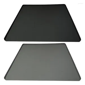 Tapis de table mini-revêtements lavables de tapis de silicone avec plancher multifonctionnel de bord de relevé Protéger les réfrigérateurs et les planchers