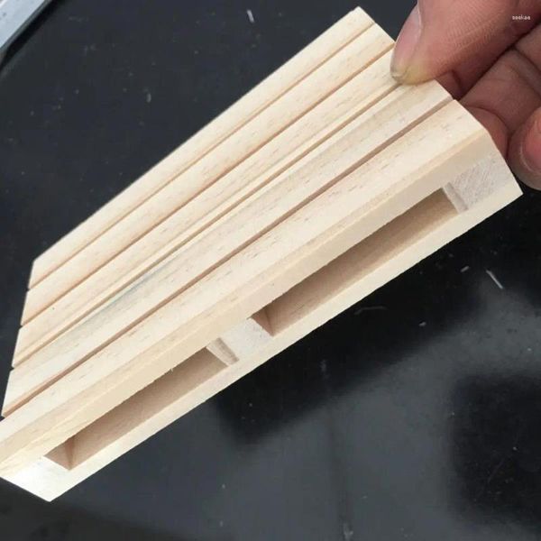 Tapetes de mesa Mini paleta de madera para bebidas, whisky de madera Natural, cóctel y bebidas frías, adorno de escritorio, cojín para maceta