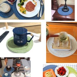 Tafelmatten moderne ronde placemats European Kitchen Coffee Coasters Christmas Wedding