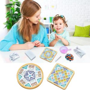 Kits de mosaïque de tapis de Table pour adultes, emballage de matériaux artisanaux, couleurs mélangées, bricolage