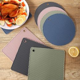 Tapetes de mesa multiuso tapete de silicone resistente ao calor placemat copo antiderrapante acessórios de cozinha gadgets