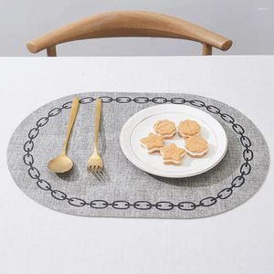 Tafelmatten Placemat Gemakkelijk schoon te maken Beker Slijtvast Beschermend Hoogwaardige thuiskeuken Herbruikbare mat