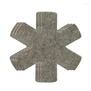 Tafelmatten polyester vilt pot klaads divider drink onderzetters decoratieve trivet mat herbruikbaar voor het opslaan van frituren pannen bakplaatsen opslaan