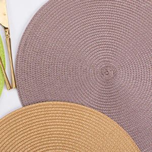 Tapis de Table, accessoires de Protection, couleur unie, ensemble de napperons d'isolation thermique pour salle à manger, cuisine Durable, lavable