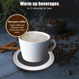 Placemats PU Hittebestendig Elektrische isolatie Coaster USB Warm Cup Mat Warmer Pad Verwarmingsapparaat Kantoor Koffie Thee