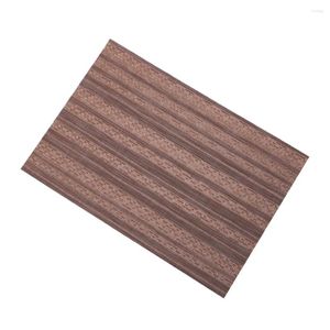 Placemats PVC Placemat Mat Geïsoleerd Taslin Imitatie Rotan Europees Vierkant El Home Geweven Westers Nuttig