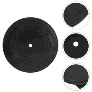 Table Mats Record Record Decoration Mur Ornement Coastersdecor Cadeaux Party Fake Blank Decorative Rollrock Drink Sign
