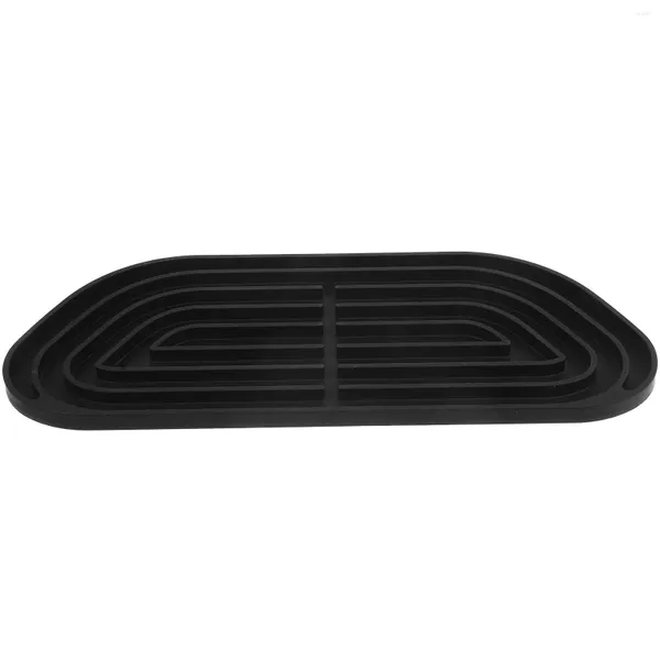 Tapetes de mesa Refrigerador Dispensador de agua Almohadilla de fuente Colector de goteo de silicona para bandeja Frigorífico