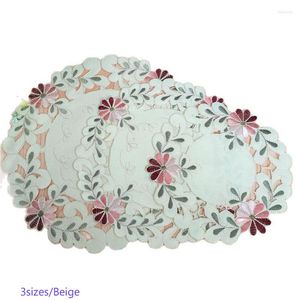 Tafelmatten Round Place Mat Pad Doek Borduurwerk