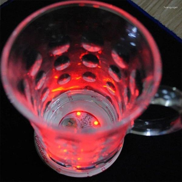 Tapis de Table autocollants coussin Bars à Cocktail bouteilles liqueur tasse vin lumineux verre décor lampe fête tampons lumières boire