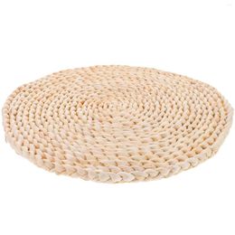 Napperon isolant en paille, napperon, couverts tissés à la main, coussin, cosses de maïs séchées, forme ronde