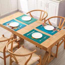 Tapis de Table Style lin napperon Posavasos Jogo Americano Para Mesa Jantar manteau accessoires de cuisine individuels