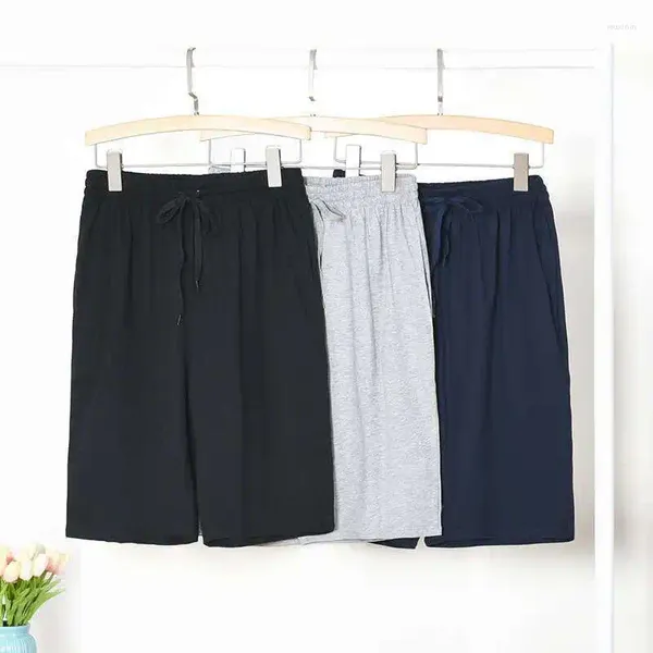 Tapetes de mesa Pantalones cortos para correr de verano Hombres Casual Negro Gimnasio Fitness Hombre Cintura elástica Joggers Ropa para hombre