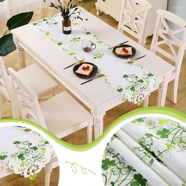 Tapis de Table, nappe brodée, drapeau creux, tapis de salle à manger pour la maison, à la mode et Simple