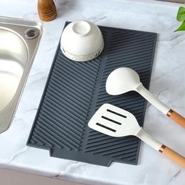 TABLEAU TABLE Taille universelle Mat de vidange Cuisine Cuisine Ressesité Silicone sans glissement Révier de pavillon pour le bol