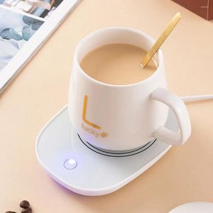 Tafelmatten USB Elektrische verwarming Verwarming Mok Warmer 55°C Voor thuis Koffie Melk Theepad Thermostatische mat Keukenbenodigdheden