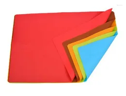 Tapis de Table en Silicone, 50 pièces/lot, 60x40cm, 40x30cm, carré, antidérapant, résistant à la chaleur, coussin, support de Pot, vente en gros, 50 pièces/lot