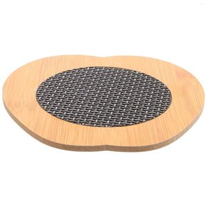 Tapis de Table en bois, napperons, sous-verres, Protection de Table, supports de Pot, bol de ferme