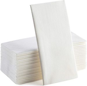 Serviettes de Table en papier jetables, 100 pièces, longues, toucher lin, 3043cm, douces et absorbantes, pour fête, mariage, 231020