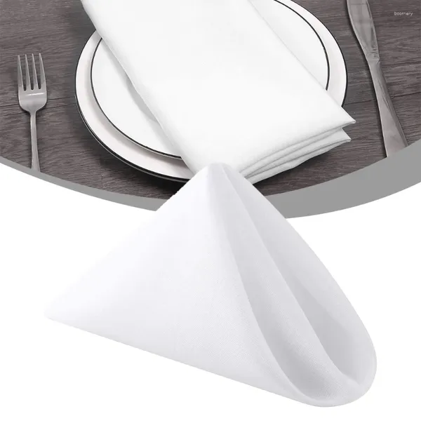 Servilleta de mesa, 12 Uds., 40x40cm, servilletas de tela para restaurante, cena con súper absorción de agua para Els, suministros de cocina para fiestas y bodas