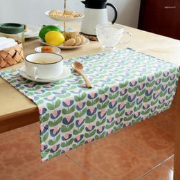 Serviette de Table en coton à motif de fleurs pastorale, 1 pièce, 40x60cm, pour la cuisine de la maison, torchon de thé, décor de fête