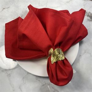 Servet 1PCS Linnen Bruiloft Diner Doek Servetten 40x40cm Effen Kleur El Kerst Verjaardagsfeestje serveren Decor