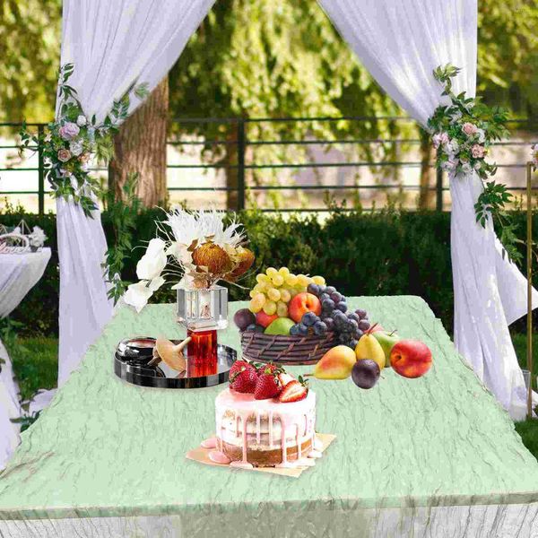 Servilleta de mesa 2 uds cubierta decorativa multifunción corredor banquete Buffet boda decoración café hogar poliéster granja estilo bohemio