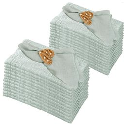 Table Notte 24pcs 32x32cm Green Retro Gauze Coton Couture bord