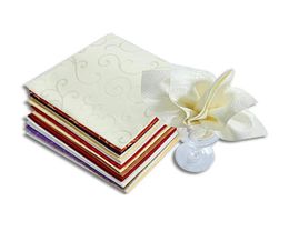 Table Notte 25PCSLOT 48cm Tissu de poche en tissu carré pour la décoration de mariage Party El Home Supplies3018140