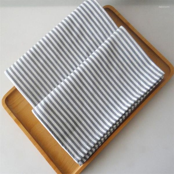 Serviette de table 2 pièces torchon en coton rayures cuisine tampon à vaisselle débarbouillette 40 60 cm