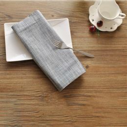 Serviette de table 30x40cm accessoires de cuisine japonaise coton ménage anti-dérapant torchon à manger tapis napperons