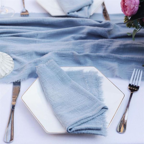 Serviette de table 42x42cm torchons en tissu de coton dîner tapis de table Arrangement de mariage fournitures de fête décoration de la maison de noël