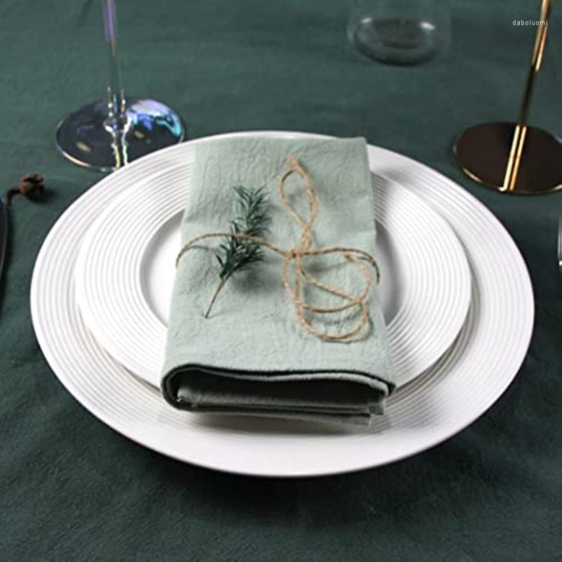 Table Napkin 5 Pieces Skin Friendly For Party Holiday Decoration Western Placemat Shooting Background Restaurant Supplies