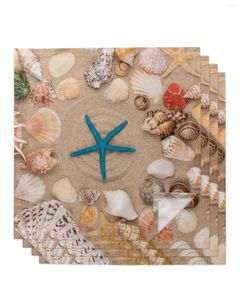 Tafel servet strand zeester shell schalen servetten stoffen set keuken diner thee handdoeken ontwerpmat bruiloft decor