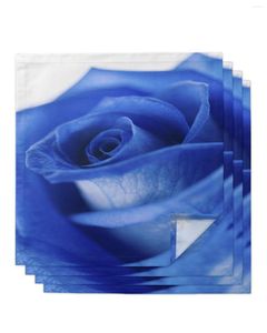 Serviette de table bleu Rose belles serviettes ensemble de tissu mouchoir dîner pour la décoration de fête de Banquet de mariage