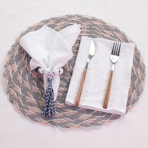 Servet Doek Servetten Puur Katoen Materiaal Thuis Placemat Voor Eetfeest Bruiloft Runner Decoratie Witte Kleur