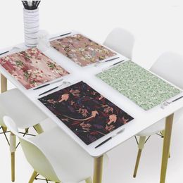 Tafel servet bloem print drink planten onderzetters 42x32 cm placemat negische stijl stoffen servetten thee handdoek keuken eetwaren dineren matten