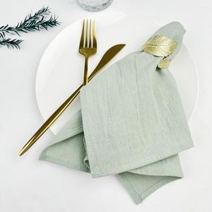 Serviette de Table en coton, Design de cuisine, de mariage, tapis de dîner, décoration El, serviettes de famille pour le thé, tissu de service, tissu vert