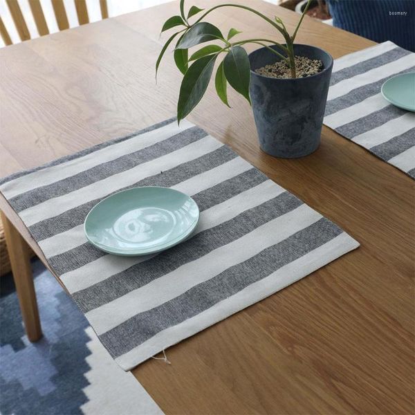 Serviette de table style nordique serviettes en pur coton set de table tapis d'isolation thermique salle à manger tissu confortable