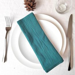 Servetten Set Van 10 Katoenen Servetten 30x45cm Groene Stof Servet Keuken Theedoeken Voor Thuis Bruiloft Decoratie Kerstmis