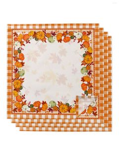 Servet Thanksgiving Herfst Pompoen Servetten Set Kerst Festival Thuis Bruiloft Diner Doek