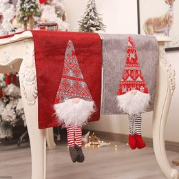 Table Runner Christmas Table Runner Faceless Doll Forester Xmas Party Decor Table Lopers voor Home Kerstmis ornamenten Happy Year Navidad 230814